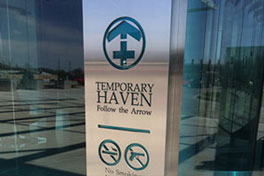 Eastman Temporary Haven Sign