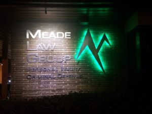 Meade Law Group LED Lit Sign