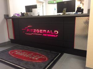 Fitzgerald Peterbilt Custom Interior, Signage, Graphics, Artwork