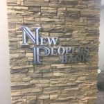 New Peoples Bank Custom Interior, Signage, Graphics
