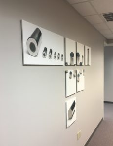Tsubaki-Nakashima Custom Interior Signage, Artwork