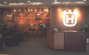 Husqvarna Custom Interior, Signage, Artwork