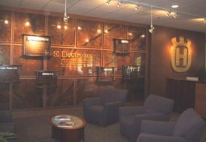 Husqvarna Custom Interior, Signage, Artwork