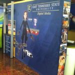East Tennessee State University Department of Digital Media Tradeshow Display