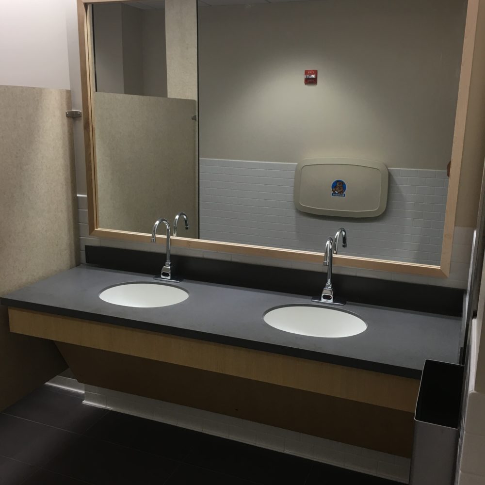 Veteran's Affair Hospital Expanded Emergency Room Restroom Essyx