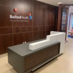Ballad Health Corporate Receptionist Desk, Signage